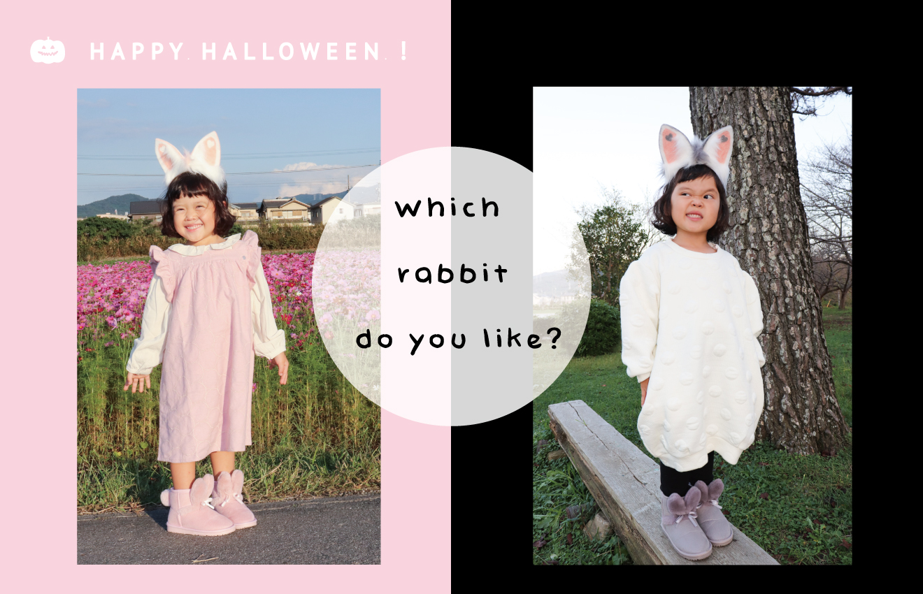 【Which rabbit do you like?】うさぎファーブーツ